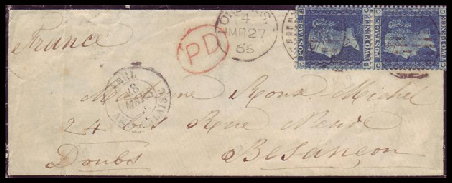 England to France Mourning Cover